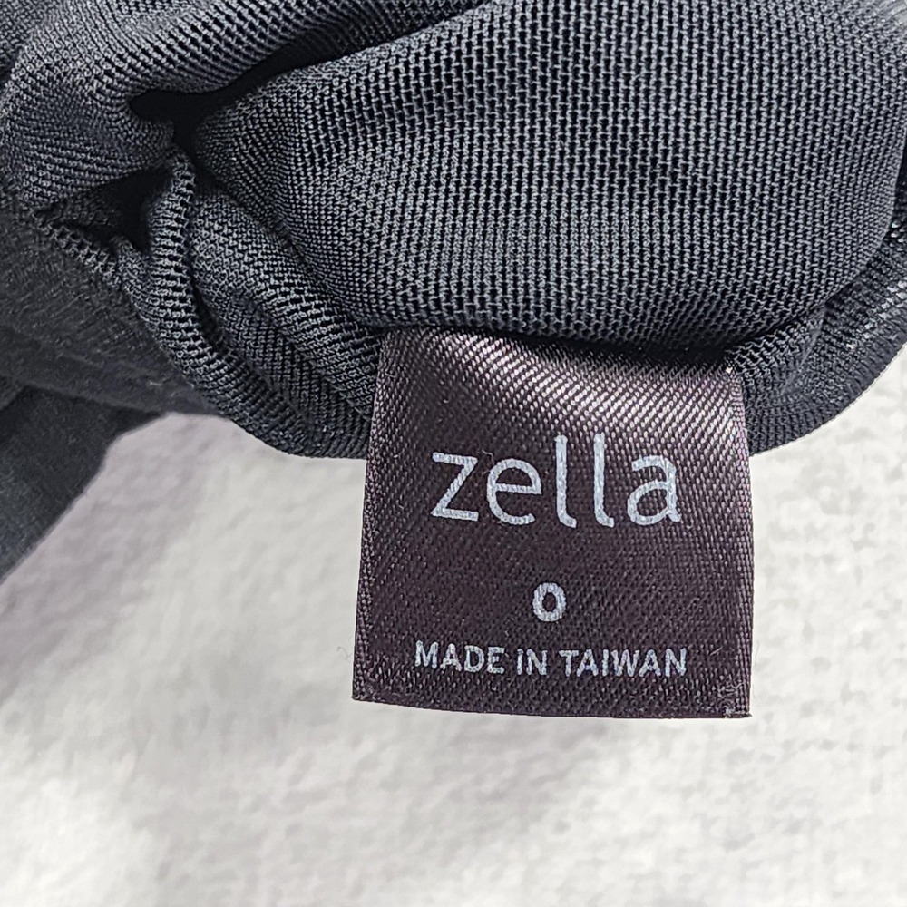 Zella Pants Womens 0 Black Crop Capri Straight Leg Pull On Yoga‎ Gym Workout - Picture 4 of 10
